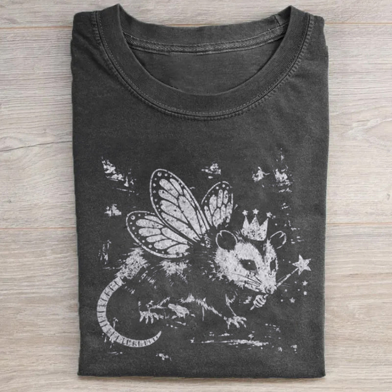 Funny Fairy Opossum Meme T-shirt