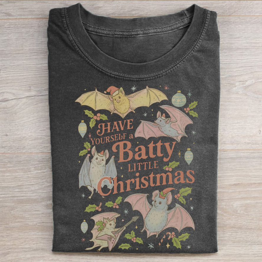Bat Christmas T-shirt