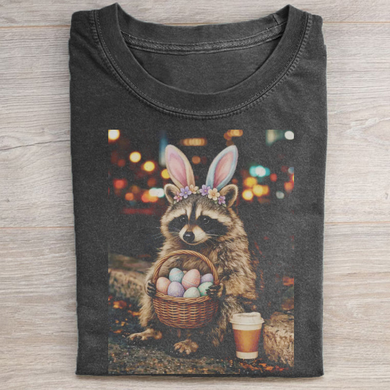 Funny Easter Raccoon T-shirt