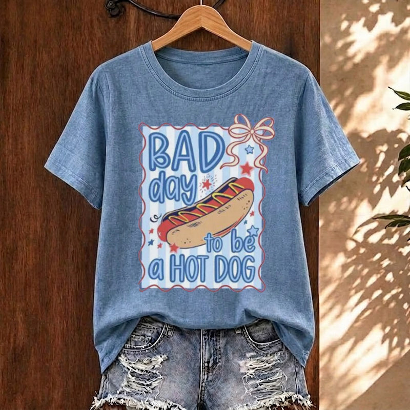 Bad Day to be a Hotdog T-shirt