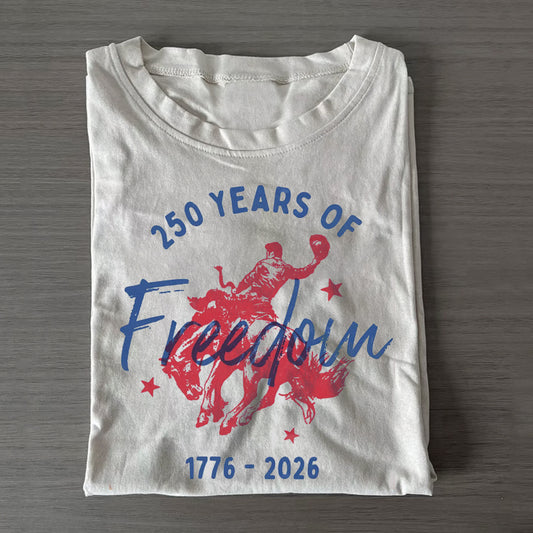 250 Years of Freedom Bucking Horse T-shirt