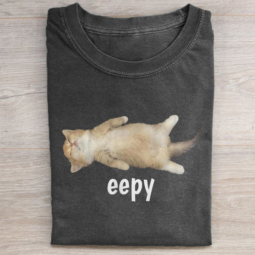 Silly Sleepy Cat T-shirt